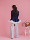 Tulle Peplum Cardigan - MAISON MARBLE