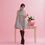 Tweed Flower Dress - MAISON MARBLE