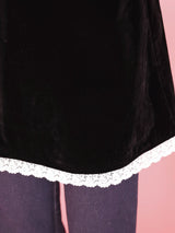 Velour Lace Cami - MAISON MARBLE