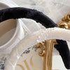 Velour Lace Head Band - MAISON MARBLE