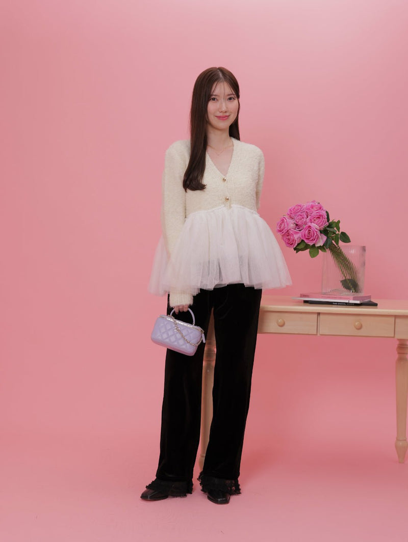 Velour Pants - MAISON MARBLE