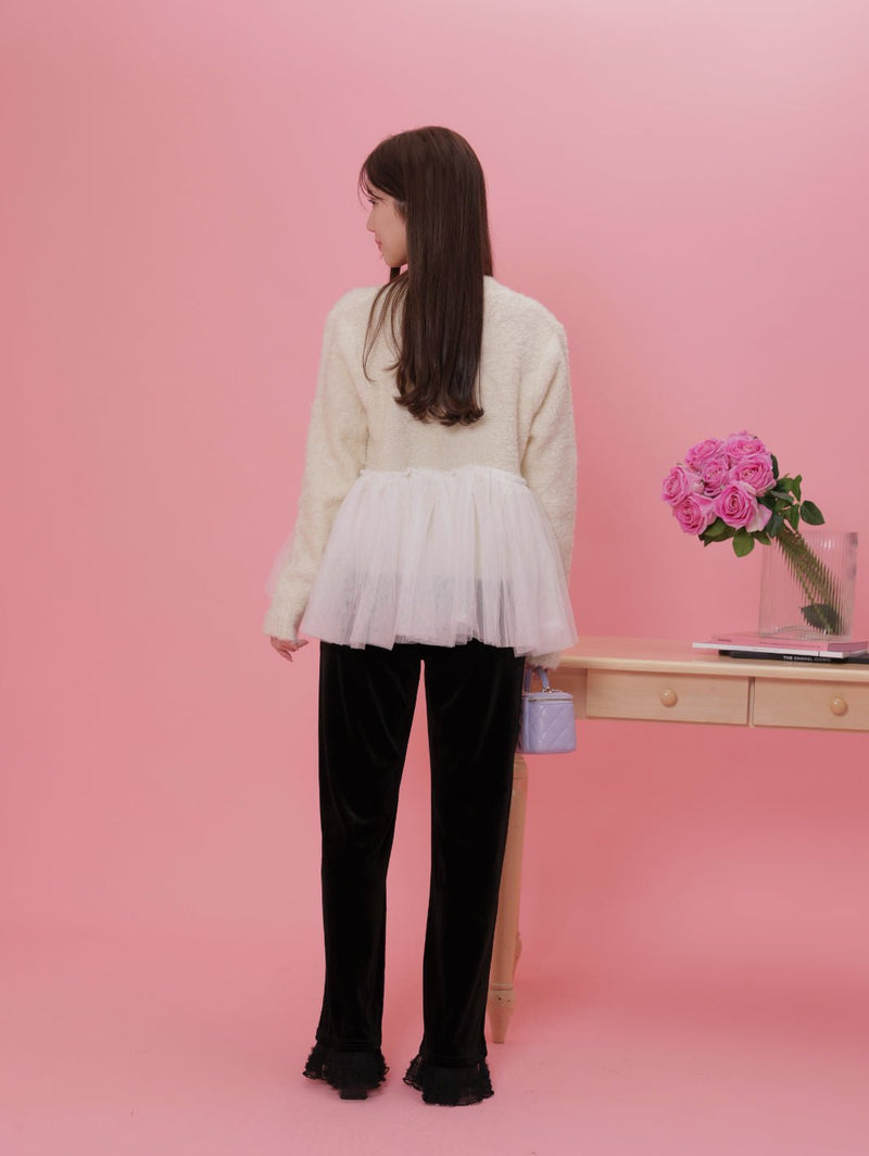 Velour Pants - MAISON MARBLE