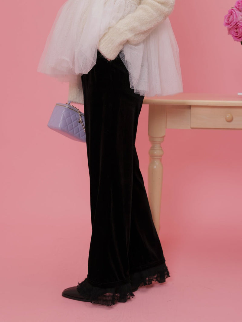 Velour Pants - MAISON MARBLE