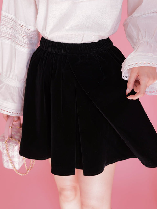 Velour Tulip Skirt - MAISON MARBLE