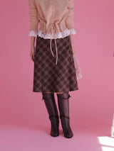 Vintage Check Skirt - MAISON MARBLE