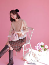 Vintage Check Skirt - MAISON MARBLE