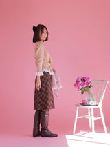 Vintage Check Skirt - MAISON MARBLE