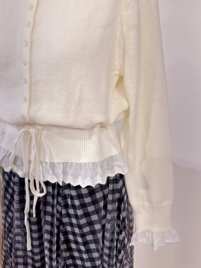 Waist Ribbon Knit - MAISON MARBLE