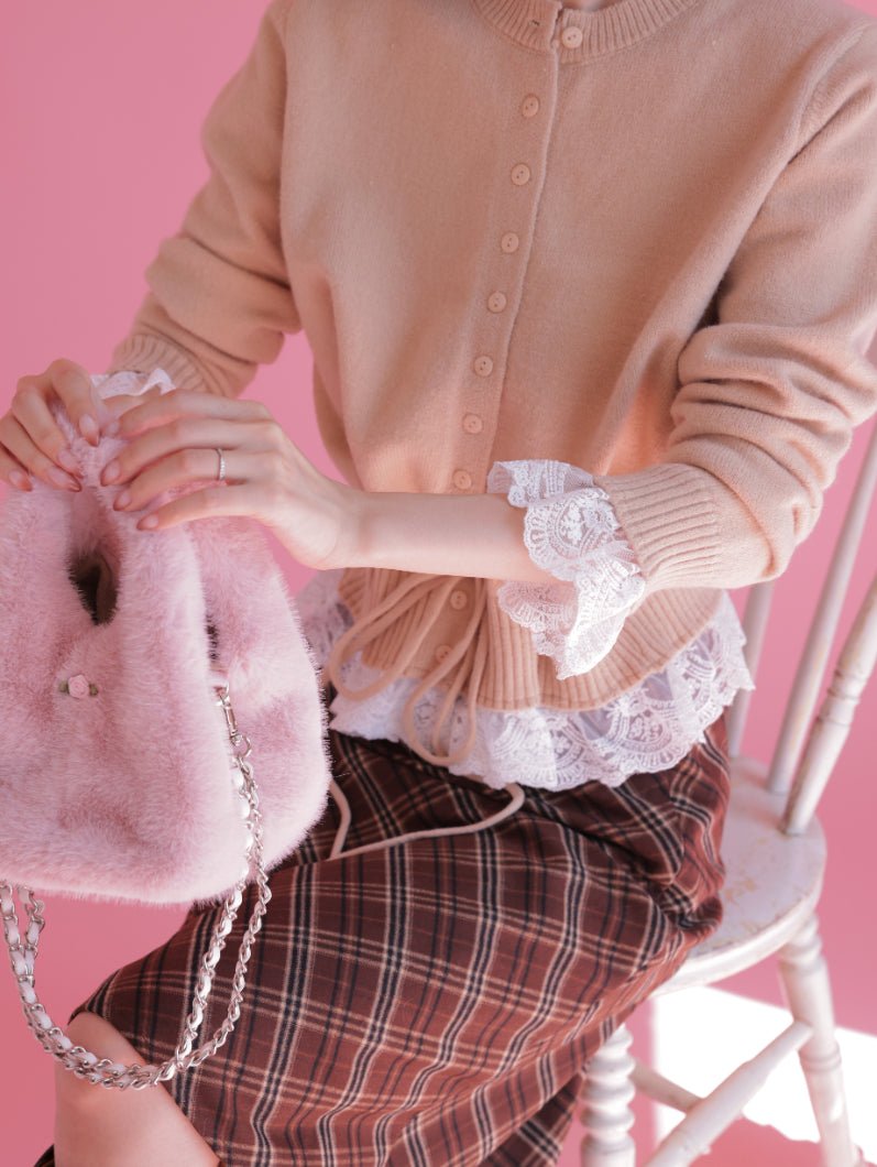 Waist Ribbon Knit - MAISON MARBLE