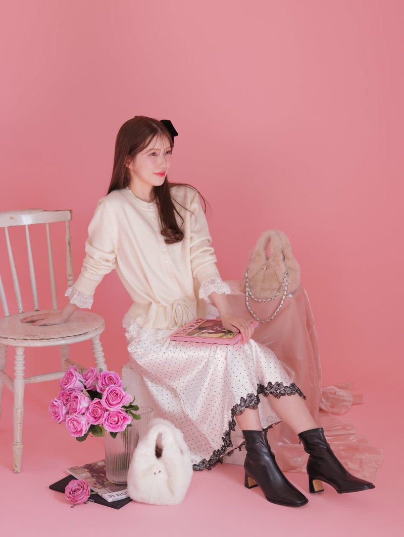 Waist Ribbon Knit - MAISON MARBLE