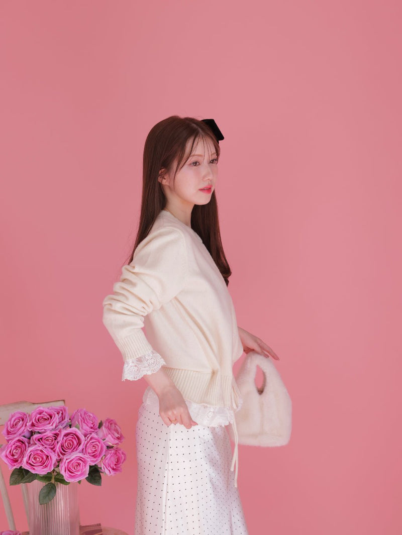 Waist Ribbon Knit - MAISON MARBLE