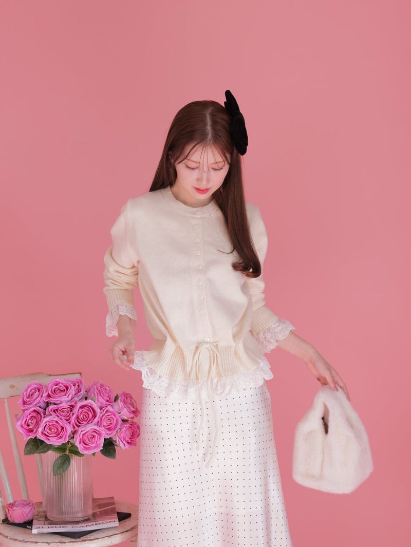 Waist Ribbon Knit - MAISON MARBLE