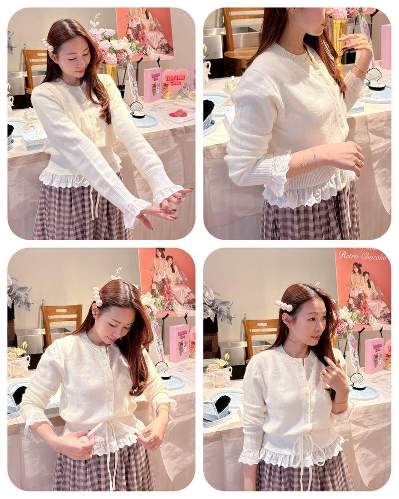 Waist Ribbon Knit - MAISON MARBLE