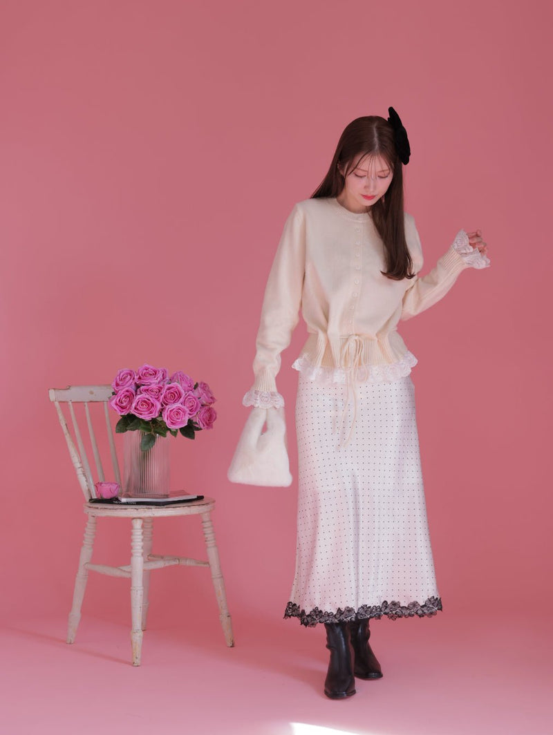 Waist Ribbon Knit - MAISON MARBLE