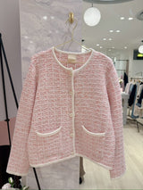 Winter Tweed Knit Jacket - MAISON MARBLE