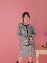 Winter Tweed Knit Jacket - MAISON MARBLE