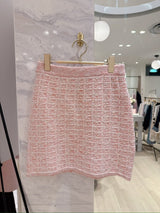 Winter Tweed Knit Skirt - MAISON MARBLE