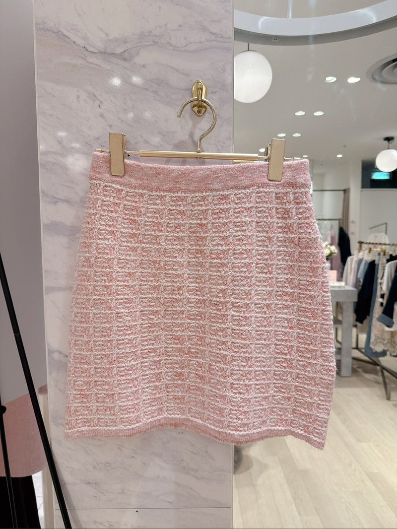 Winter Tweed Knit Skirt - MAISON MARBLE