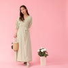 Linen Wrap Dress - MAISON MARBLE