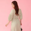 Linen Wrap Dress - MAISON MARBLE
