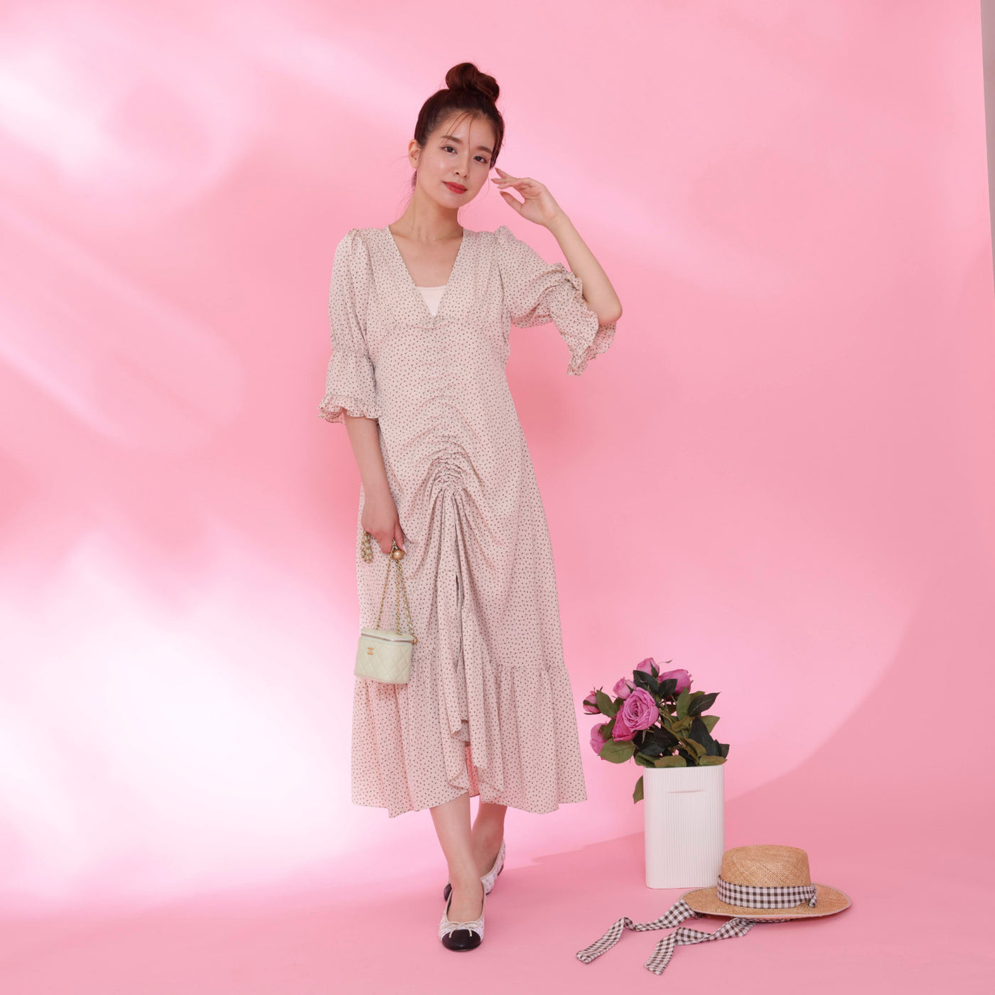 Rose Frill Dress – MAISON MARBLE