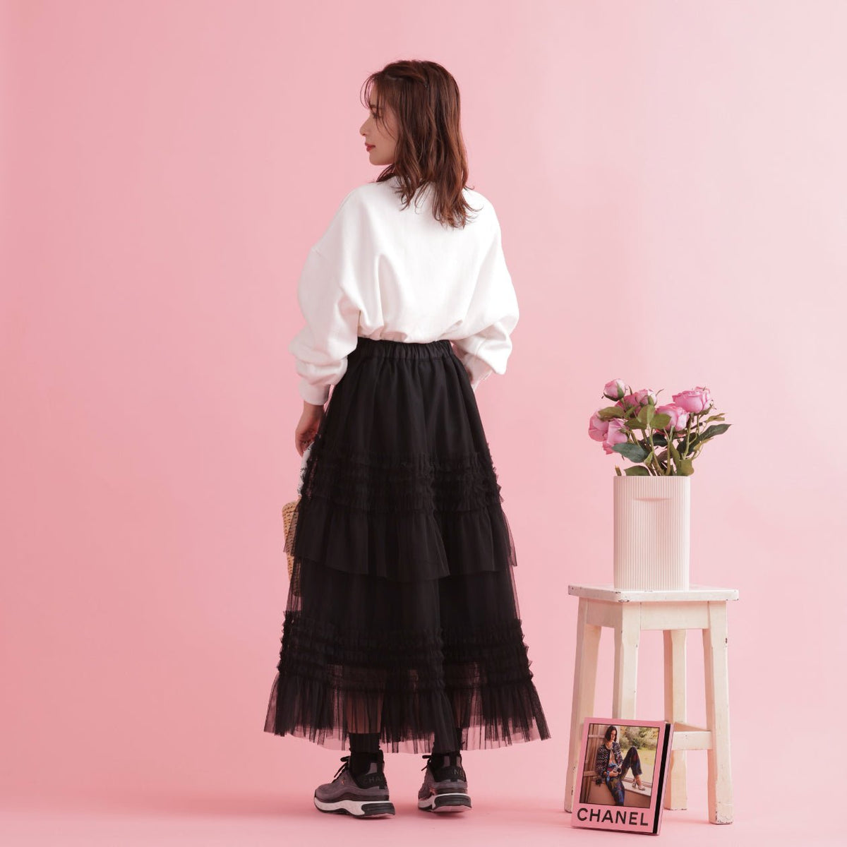 再販】Andrea Tulle Skirt – MAISON MARBLE