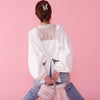 Back Open Blouse - MAISON MARBLE