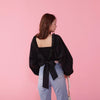 Back Open Blouse - MAISON MARBLE