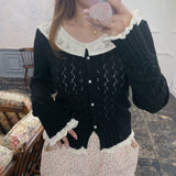 Black Lace Knit - MAISON MARBLE