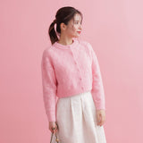 Check Knit Cardigan - MAISON MARBLE