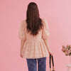 Check Peony Blouse - MAISON MARBLE