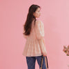 Check Peony Blouse - MAISON MARBLE