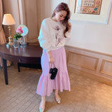 【訳あり】Cotton Candy Skirt - MAISON MARBLE