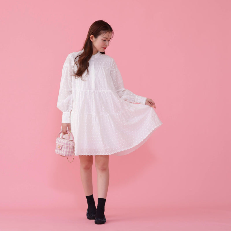 Cotton Tiered Dress - MAISON MARBLE