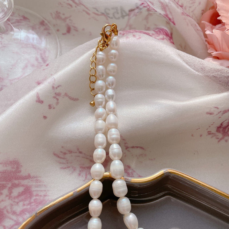 Daisy Pearl Necklace - MAISON MARBLE