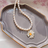 Daisy Pearl Necklace - MAISON MARBLE