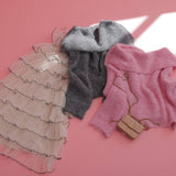 Fluffy Shoulder Knit - MAISON MARBLE