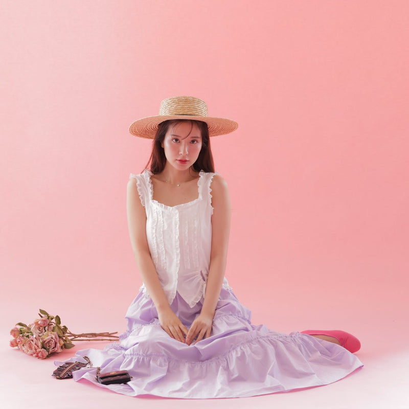 Frill Frill Blouse - MAISON MARBLE