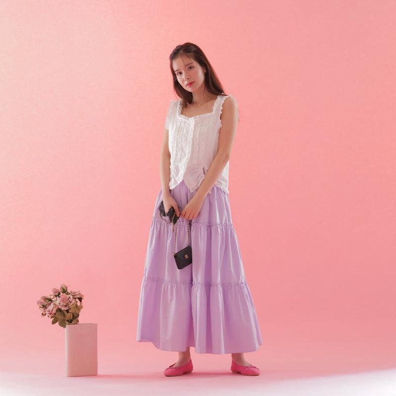 Frill Frill Blouse - MAISON MARBLE
