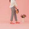Frill Gingham Pants - MAISON MARBLE