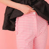 Frill Gingham Pants - MAISON MARBLE