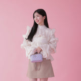 Frill Lala Blouse - MAISON MARBLE