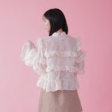 Frill Lala Blouse - MAISON MARBLE