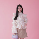 Frill Lala Blouse - MAISON MARBLE