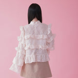 Frill Lala Blouse - MAISON MARBLE