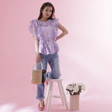 Frill Lindy Blouse - MAISON MARBLE