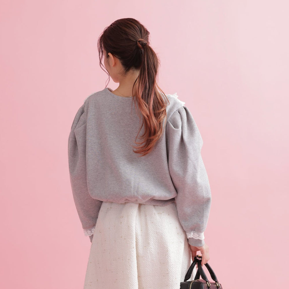 メゾンマーブル　Tulle Sweater Skirt 再販】Tulle Sweater Skirt – MAISON MARBLE