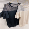Lace Frill Tops - MAISON MARBLE
