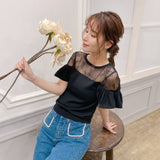 Lace Frill Tops - MAISON MARBLE