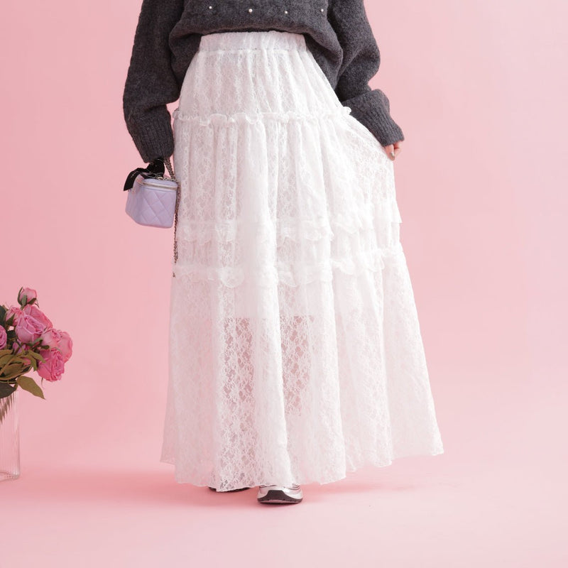 Lace Skirt - MAISON MARBLE